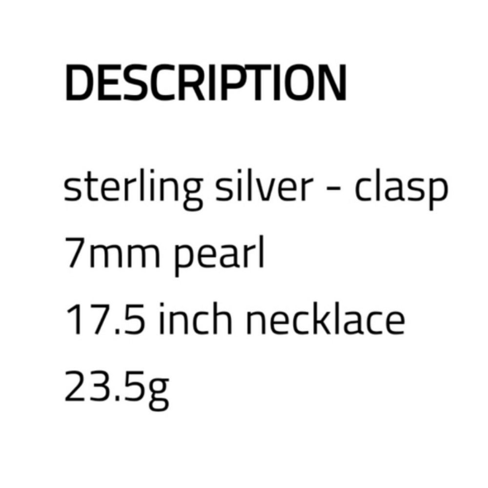 3pc set Genuine freshwater pearls Hand tied Necklace w/ genuine pearl earrings - Picture 4 of 9